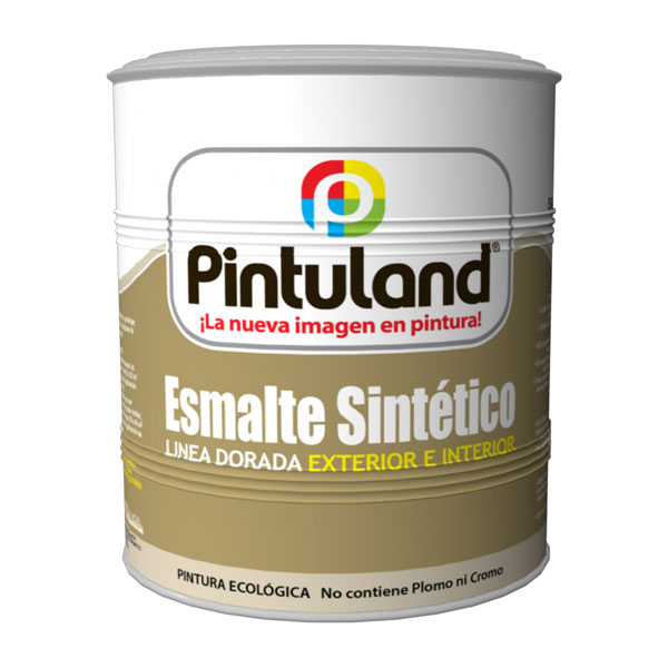 ESMALTE LINEA DORADA BLANCO MATE PINTULAND 1/8