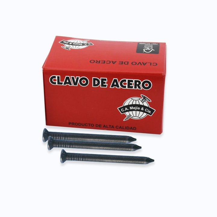 CLAVO ACERO LISO 2" (500 GRS) C.A MEJIA