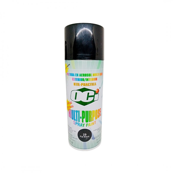 PINTURA AEROSOL OCI NEGRO MATE #29