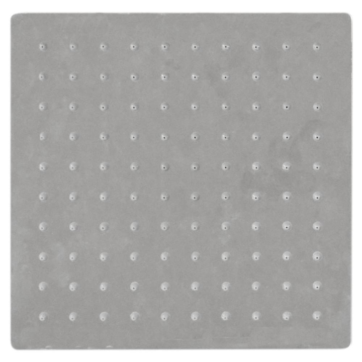 REGADERA DUCHA UDUKE CROMADA ACERO INOX 8" CUADRADA