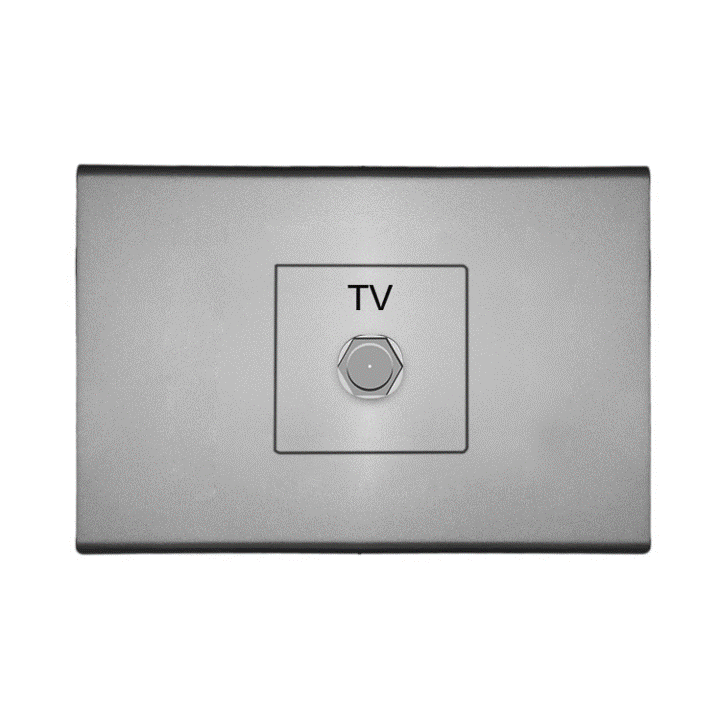 TOMA TV COAXIAL METALICO Q3 CARPINTER
