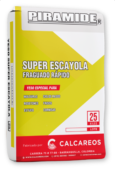 YESO EXTRA SUPER ESCAYOLA PIRAMIDE X 1KG