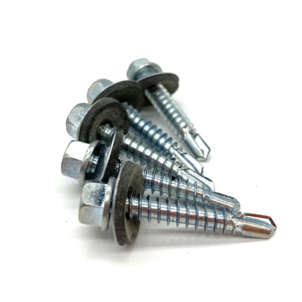 TORNILLO P/BROCA C/HEX C/ARAND NEOPRENO #10 X 1" X 50UND