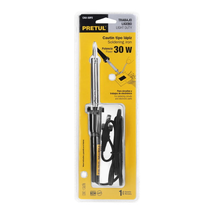 CAUTIN TIPO LAPIZ 30W SIN ACCESORIOS PRETUL 22806