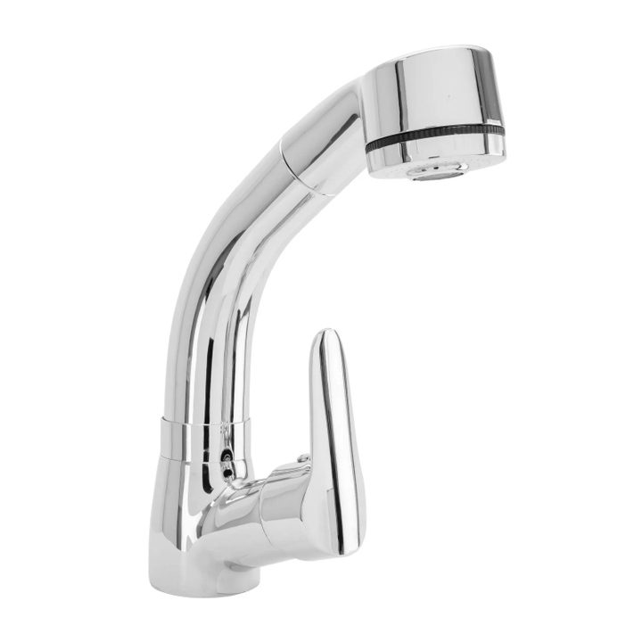 MEZCLADOR LAVAPLATOS AJUSTABLE EN ACERO INOX CROMADO BOCCHERINI YW130