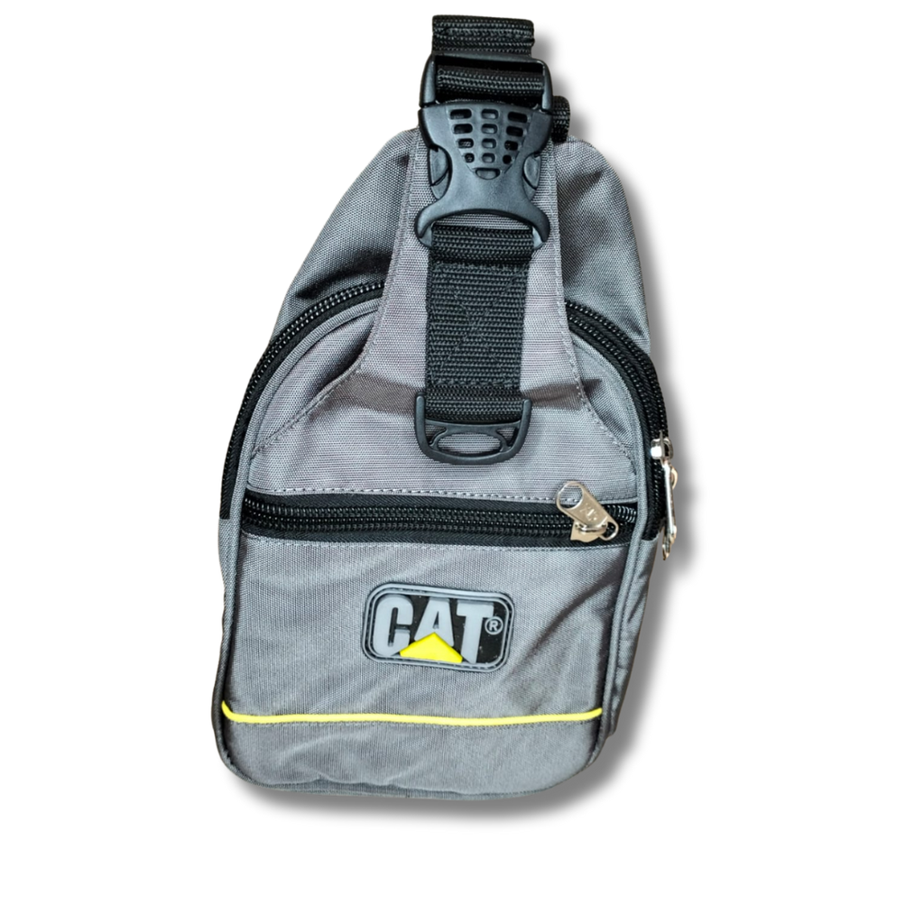 BOLSO MANOS LIBRES PARA HOMBRE REFORZADO ALTA CALIDAD GRIS
