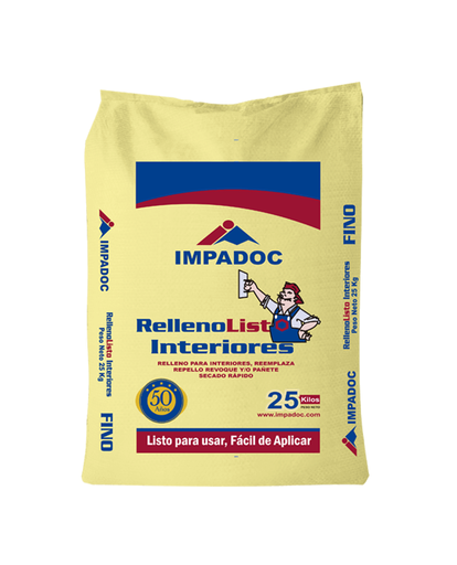 [11858] ESTUCO RELLENO INTERIOR FINO IMPADOC X 25KG