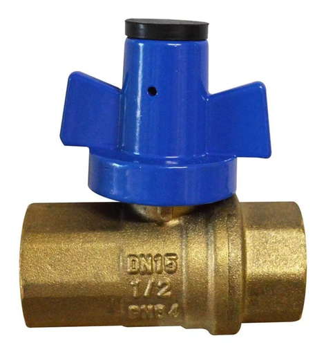 [12428] LLAVE PARA GAS BRONCE TIPO ANTIFRAUDE DN15 PN 64 CHAPOLA