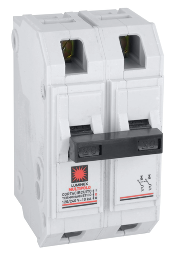 [10553] BREAKER ELECTRICO SOBREPONER DSA 2 X 60A LX UNIDAD