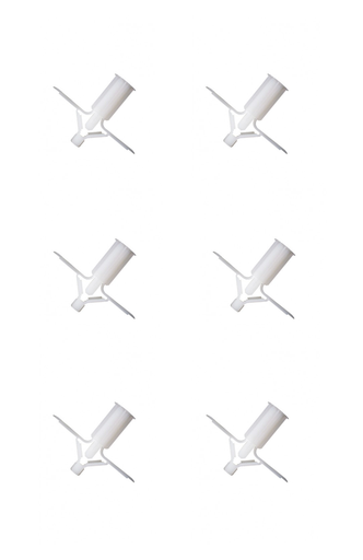 [11099] CHAZO MARIPOSA PLASTICO FINO 5/16" X 6UND