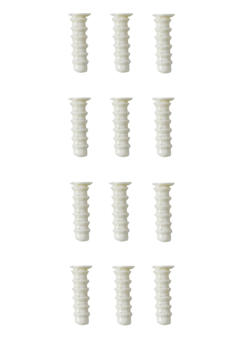 [11109] CHAZO PLASTICO ESTRIADO 1/4 X 12UND