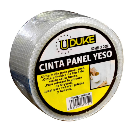 [11241] CINTA MALLA PANEL YESO 20 MTS UDUKE