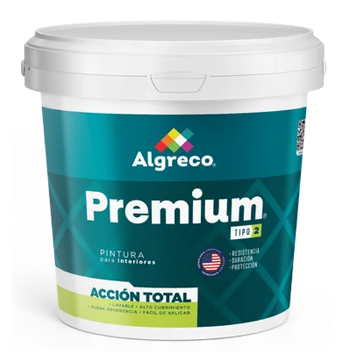 [15015] VIINILO PREMIUM TIPO II BLANCO X 1/4 ALGRECO