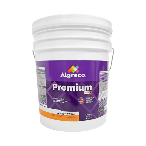 [15050] VINILO PREMIUM BLANCO TIPO I X BALDE ALGRECO