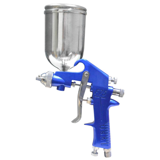 [15238] AEROGRAFO PROFESIONAL VASO 400CC F-75 COLOR AZUL USA