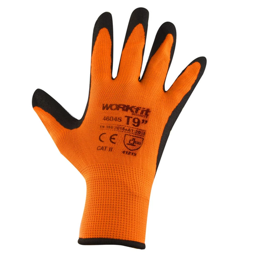 [16098] GUANTE R/ NITRILO NARANJA ELEMENT
