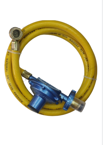 [16206] REGULADOR GAS CON MANGUERA ACOPLADO X 1 MT
