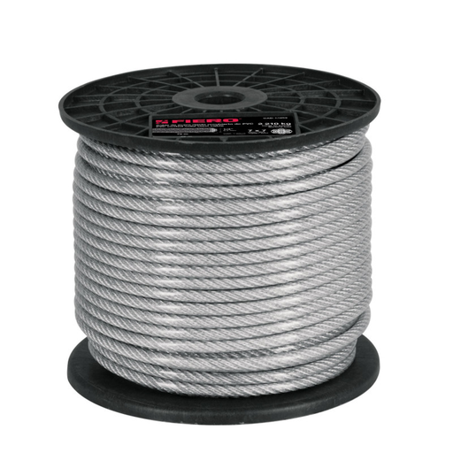 [17286] GUAYA RÍGIDA 3/32" ACERO 7X7 RECUBIERTO PVC X MT