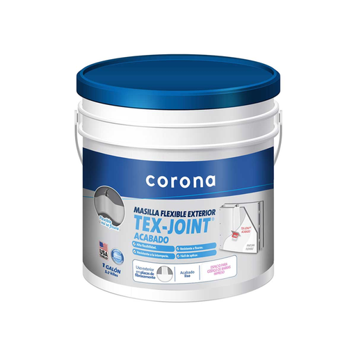 [17323] TEXT-JOINT ACABADO MASILLA FLEXIBLE GL 5.7 KG CORONA