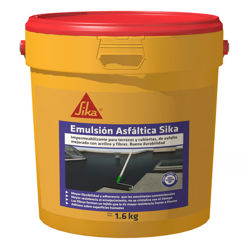 [11675] EMULSION ASFÁLTICA X 1.6 KG SIKA