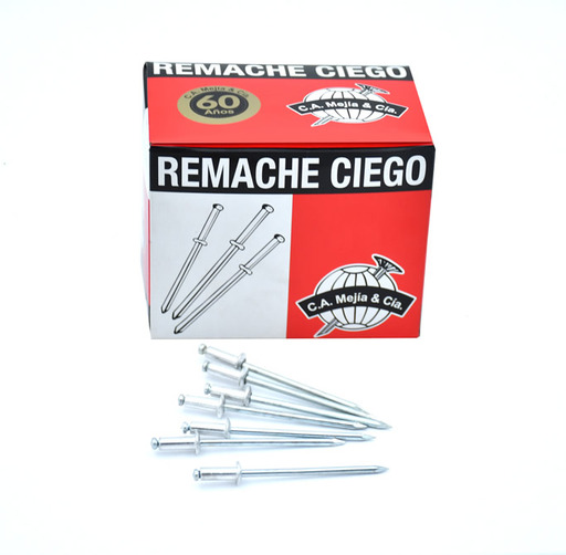 [16247] REMACHE CIEGO 1/8X3/8 4-3 C.A MEJÍA CJAX500
